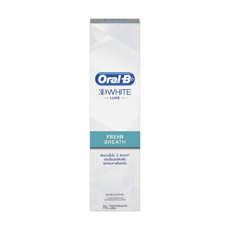 ORAL-B ออรัล-บี ยาสีฟัน ทรีดี ไวท์ ลุกซ์ เฟรช เบรธ 90ก.