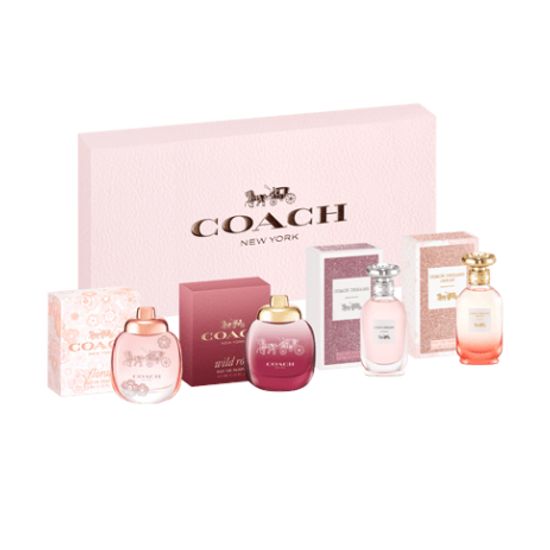 Set Coach 4 Miniature Perfume For Women  4 x 5 ml กล่องซีล