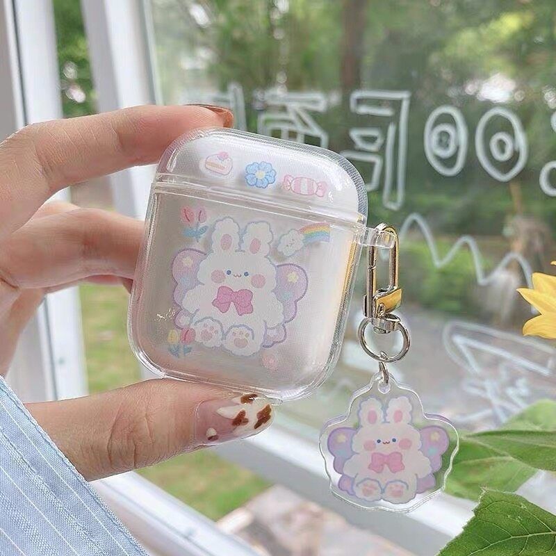 เคส Airpods 1/2/gen1/gen2/Airpods 3/Airpods pro Case TPU เคสนิ่ม เคสใส เคสการ์ตูนน่ารัก