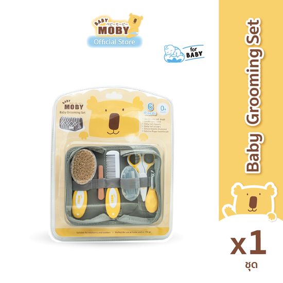 [Baby Moby] ชุดอุปกรณ์ตัดเล็บและหวี (Baby Grooming Set)