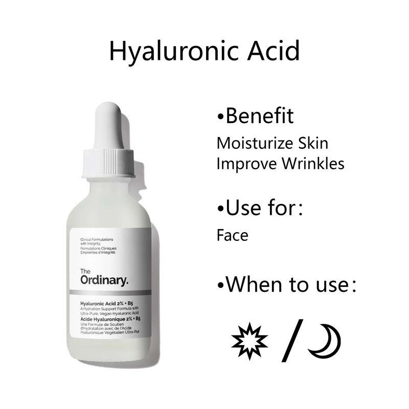 The Ordinary Essence Hyaluronic Acid 2% + B5 30ml สลายสิวอุดตันที่ต้นตอ เพื่อผิวดูตึงกระชับ ลดเลือนริ้วรอยร่องลึก ปลอบประโลม แพ้ง่าย และคงตัว