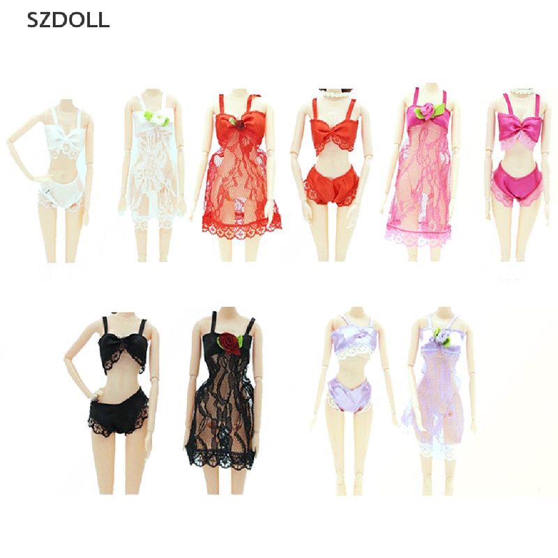 [cxSZDOLL]  3Pcs/set Pajamas Clothing Underwear Homewear Accessories Clothes For 30cm Doll  DOM