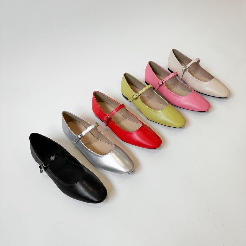 WEAR.SOUL #S546-Classy Mary Jane Flat Shoes