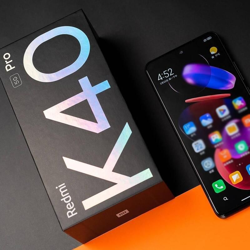 Redmi K40 Pro 5G สมาร์ทโฟนรอมทั่วโลก Xiaomi Snapdragon 888 6.67 "ดิสเพลย์ AMOLED 33W QC ชาร์จเร็วด้วยกล่องโทรศัพท์95% COD ใหม่