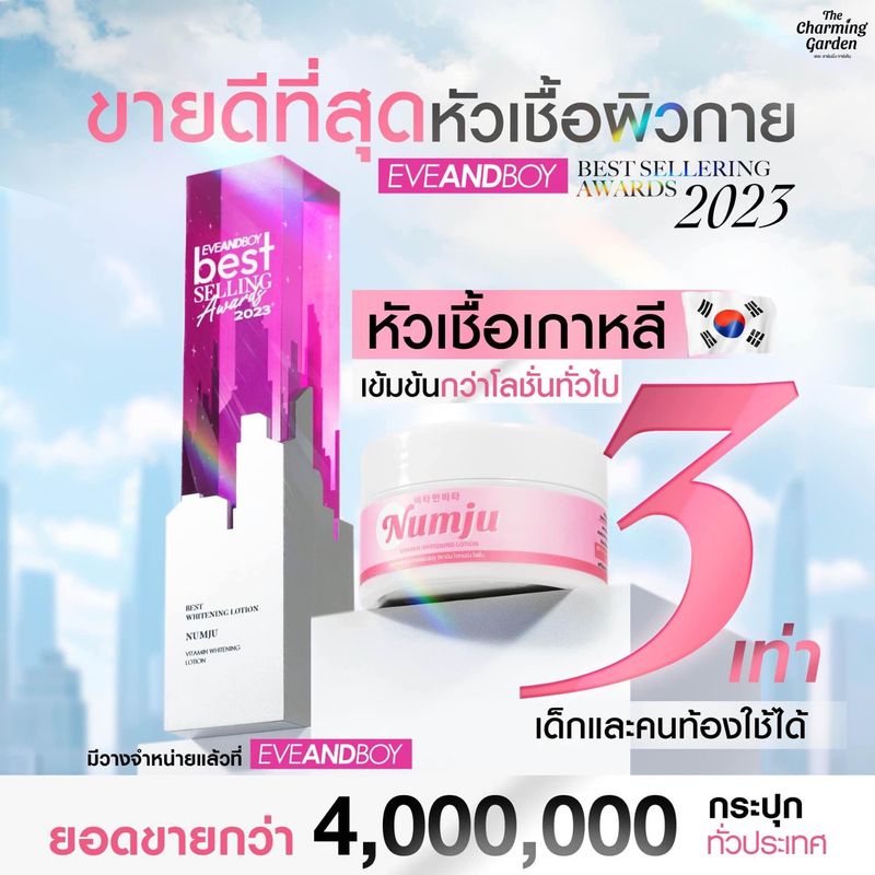 ⚡️Flash sale⚡️ numju นัมจู 🌸 หัวเชื้อวิตามินเกาหลี TheCharmingGarden 🌸 ครีมนัมจู ของแท้ ปริมาณ 100 กรัม