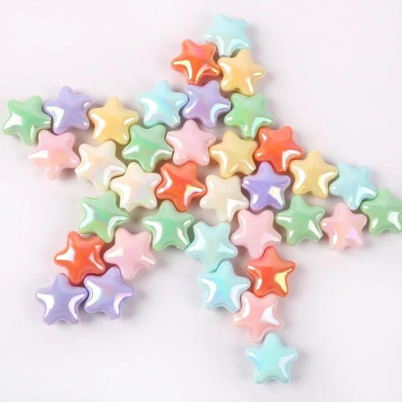 Star Shape ลูกปัด,07;10pcs