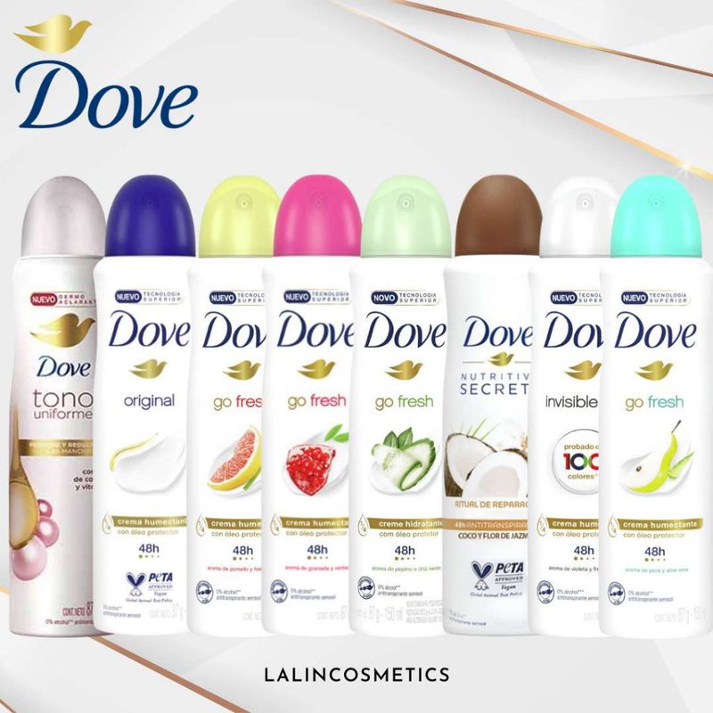 DOVE DEOORANT SPRAY 150 ml(พร้อมส่ง) โรลออน ระงับกลิ่นกาย Antiperspirant Deodorant สินค้านำเข้า ของแท้100%