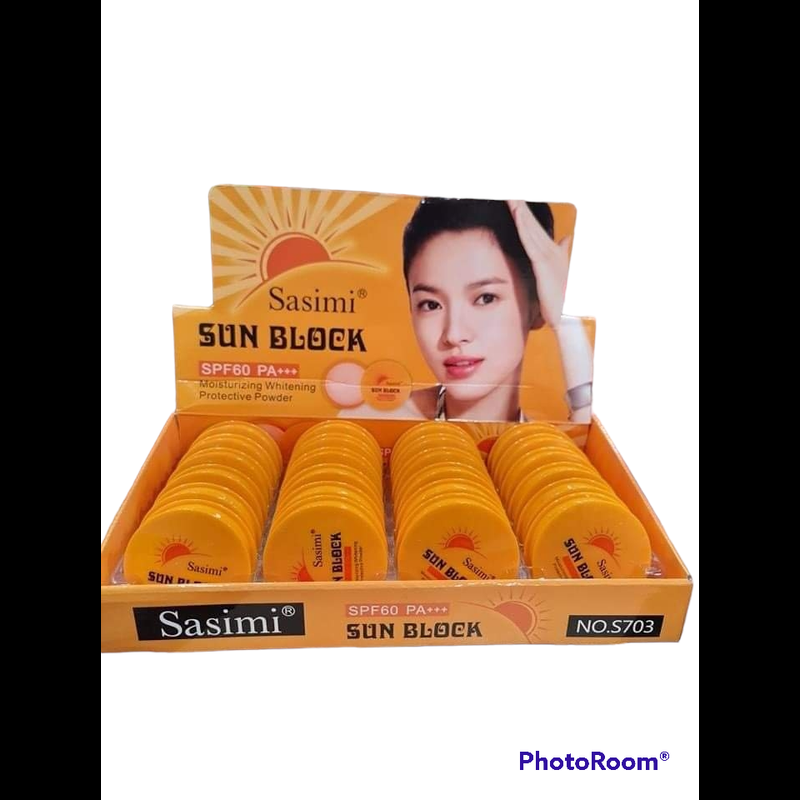 Sasimi Sunblock แป้งกันแดดขั้นเทพ 12g. ☀️