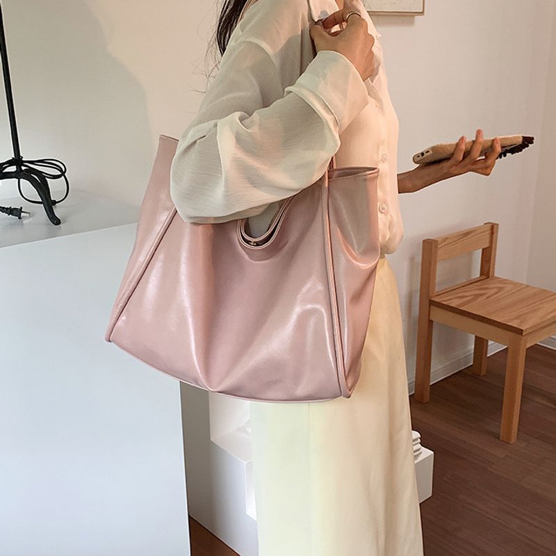 กระเป๋าสะพายข้าง Oversized tote bag ใบใหญ่ 4 สี F077