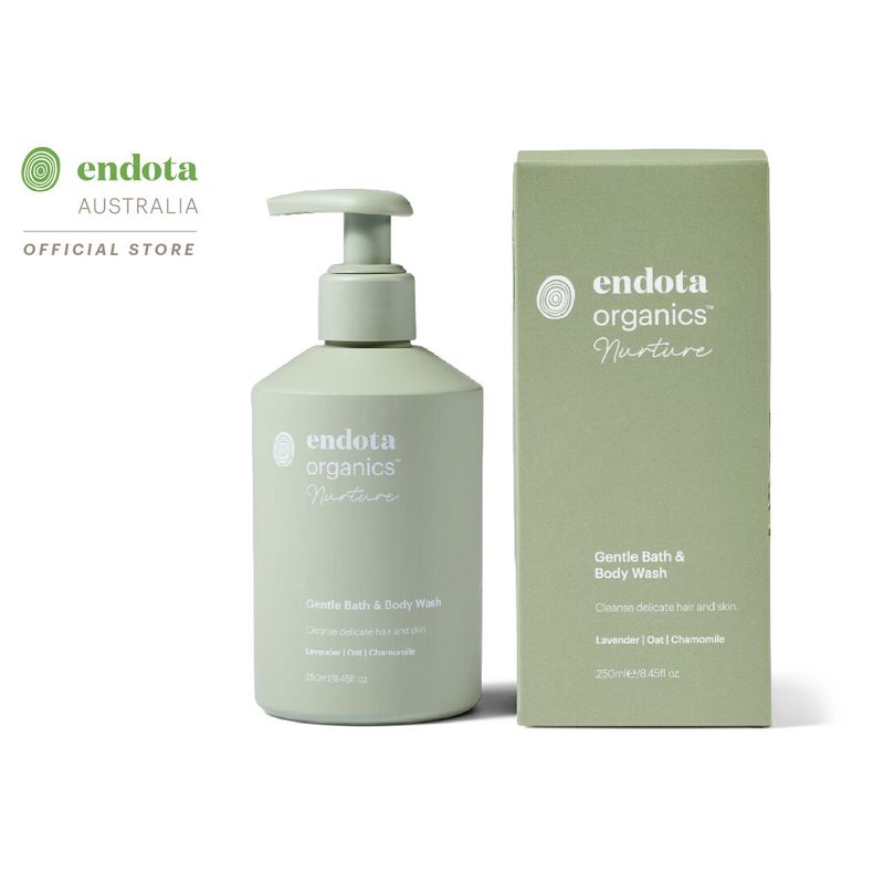 endota Gentle Bath & Body Wash เจลอาบน้ำ head-to-toe ทารกและเด็กเล็ก 250ml [Made in Australia & COSMOS Certified Organic]