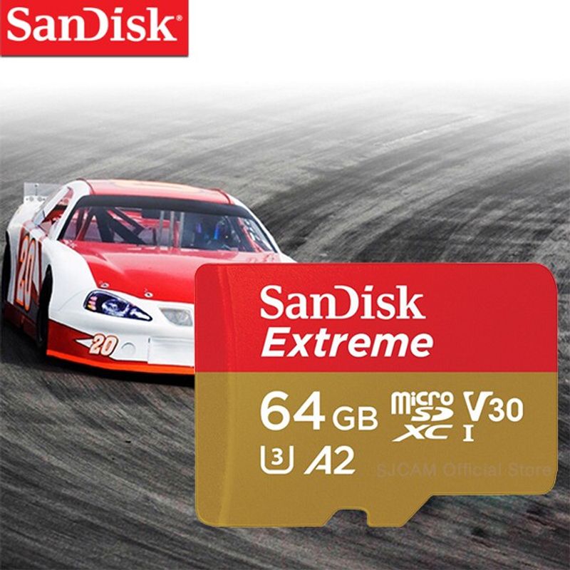 SanDisk Extreme microSDXC Card V30 U3 64GB 170MB/s R, 80MB/s W (SDSQXAH-064G-GN6MN_1) Mobile Gaming , Nintendo Switch ประกัน Synnex ตลอดอายุการใช้งาน