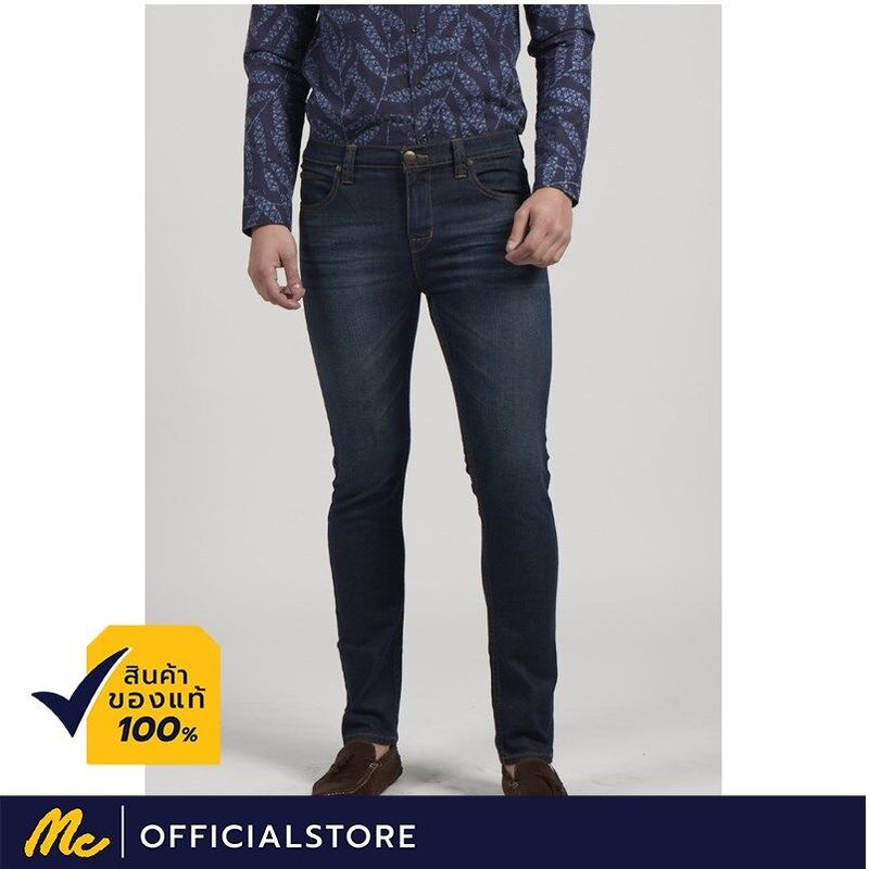 Mc Jeans กางเกงยีนส์ผู้ชาย กางเกงยีนส์ ทรงขาเดฟ สียีนส์ ทรงสวย กระชับ MBD1193