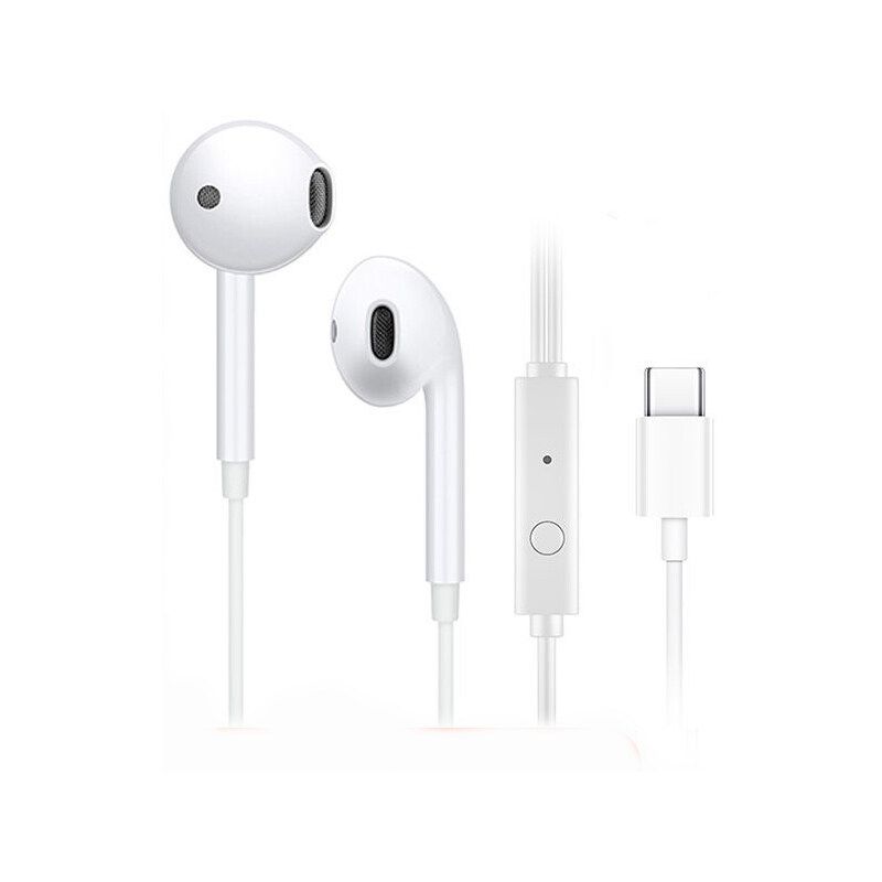 หูฟัง vivo X50 หูฟังแท้  หูฟังไมโครโฟน Type c Headphones  อินเอียร์ พร้อมแผงควบคุมอัจฉริยะ และไมโครโฟนในตัว รองรับ X50 X60 X27 XIAOMI SAMSUNG HUAWEI OPPO REALME IQ00