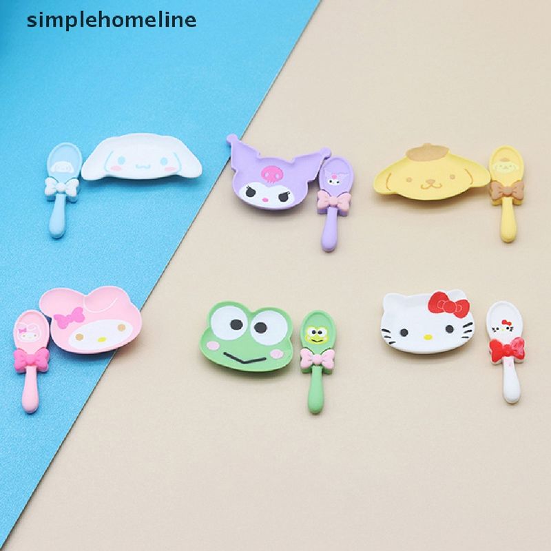 [simplehomeline] ใหม่ พร้อมส่ง ช้อนจาน ขนาดเล็ก ลายการ์ตูนน่ารัก สําหรับบ้านตุ๊กตา