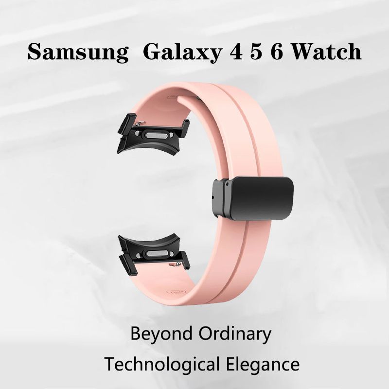 สายซิลิโคนแม่เหล็กสำหรับ Samsung Galaxy Watch6 44มม. 40มม. สายนาฬิกากีฬา20มม. สร้อยข้อมือ Galaxy Watch 6คลาสสิก43มม. 47มม.