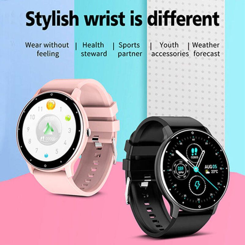 Kinkong🔥มีสินค้าพร้อมส่ง🔥 นาฬิกา smart watch แท้ ของแท้ สมาร์ทวอทช์ 2022นาฬิกา smart watch 1.75 HD Screen แท้ จอสัมผัส IP67 กันน้ำนาฬิกาออกกำกายนาฬิกาวัดชีพจรนาฬิกานับก้าวการตรวจสอบกีฬใช้ได้กับ Android และ ios