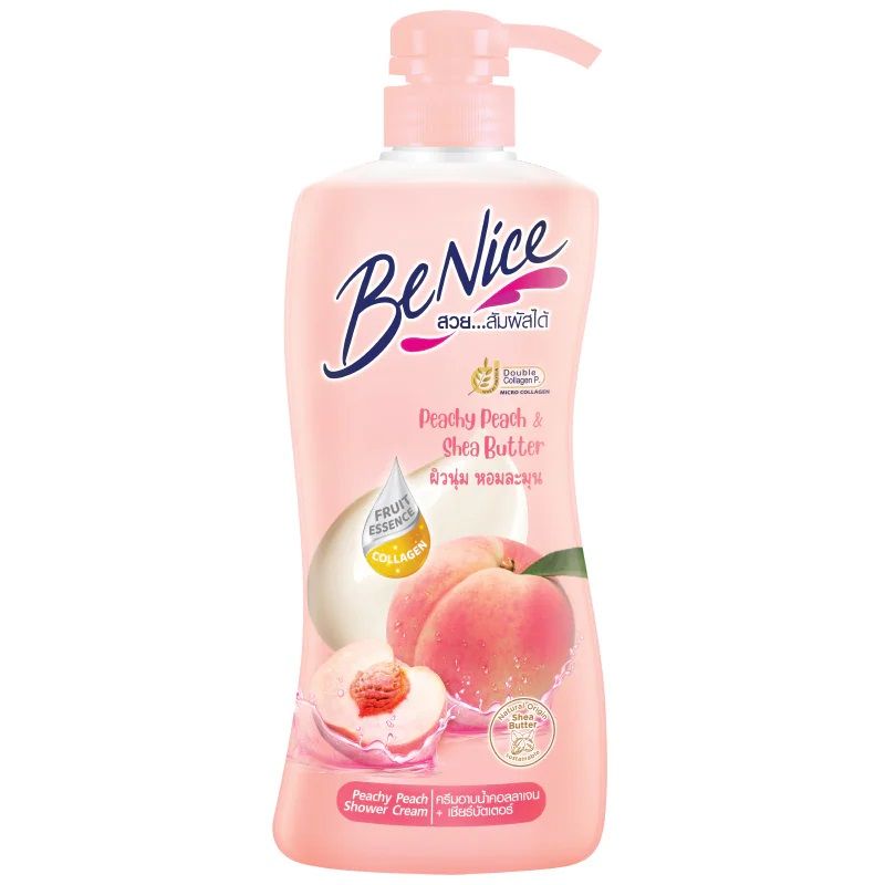 Benice บีไนซ์ ครีมอาบน้ำ สบู่เหลวอาบน้ำ ผิวกระจ่างใส ขนาด 450 มล. 1 ขวด