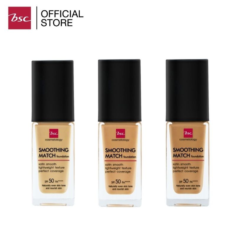 bsc cosmetology:SMOOTHING MATCH FOUNDATION,SBCUSS  C1=2