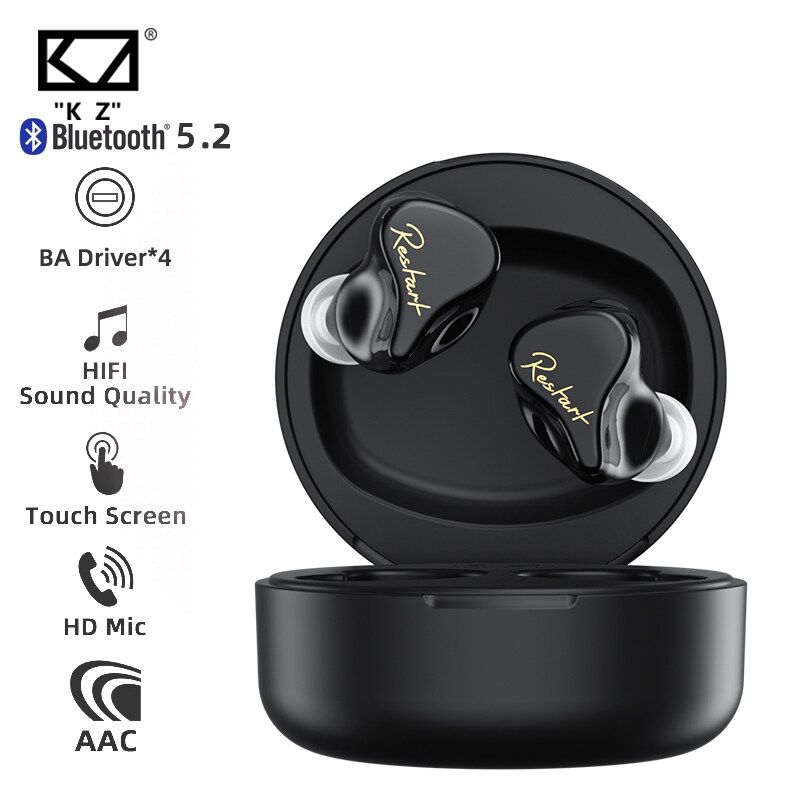 KZ SKS Hybrid เทคโนโลยี Qualcomm Bluetooth บลูทูธ5.2หูฟังบลูทูธพร้อมไมโครโฟนหูฟัง Original คุณภาพสูง