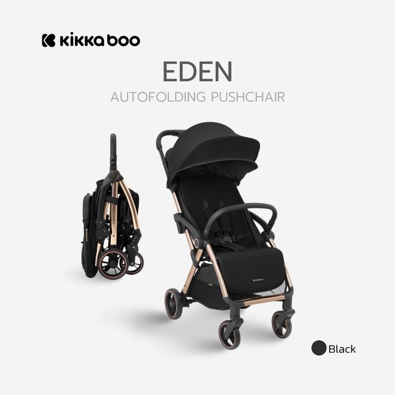 Kikkaboo รถเข็นเด็ก รุ่น Eden (พกขึ้นเครื่องได้) ใช้ได้ตั้งแต่แรกเกิดถึงน้ำหนัก 22 กก.