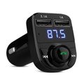 X8 Dual USB Car Charger เครื่องเล่น MP3 FM Transmitter,รุ่นX8