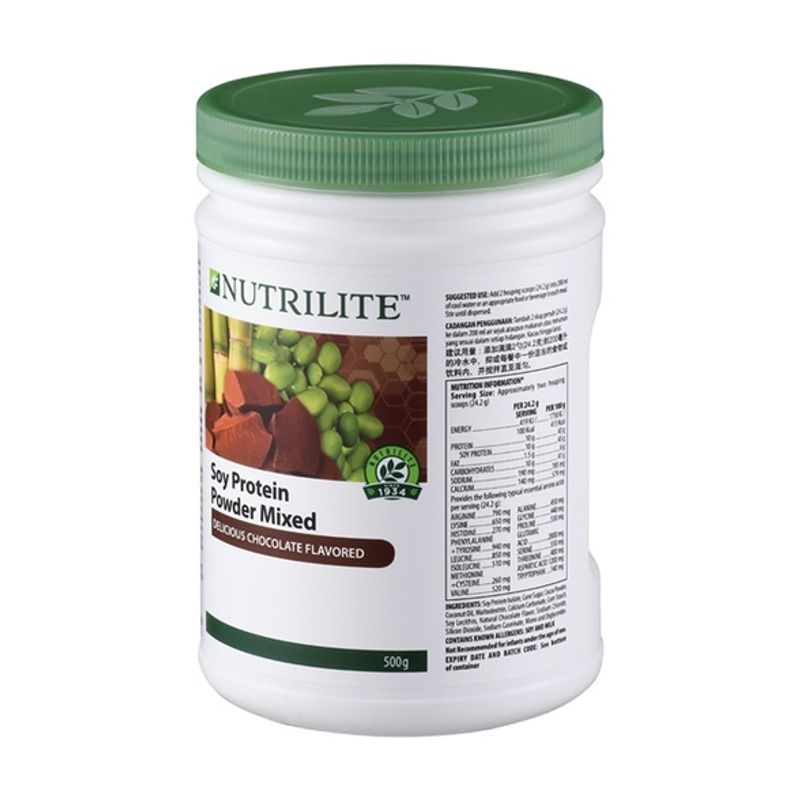 NUTRILITE AMWAY Protein drink mix โปรตีนผสม chocolate flavor ของแท้ EXP.08/2025