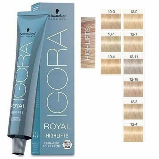 Schwarzkopf  IGORA ROYAL Highlifts ชวาร์สคอฟ อีโกร่า รอเเยล 60g.