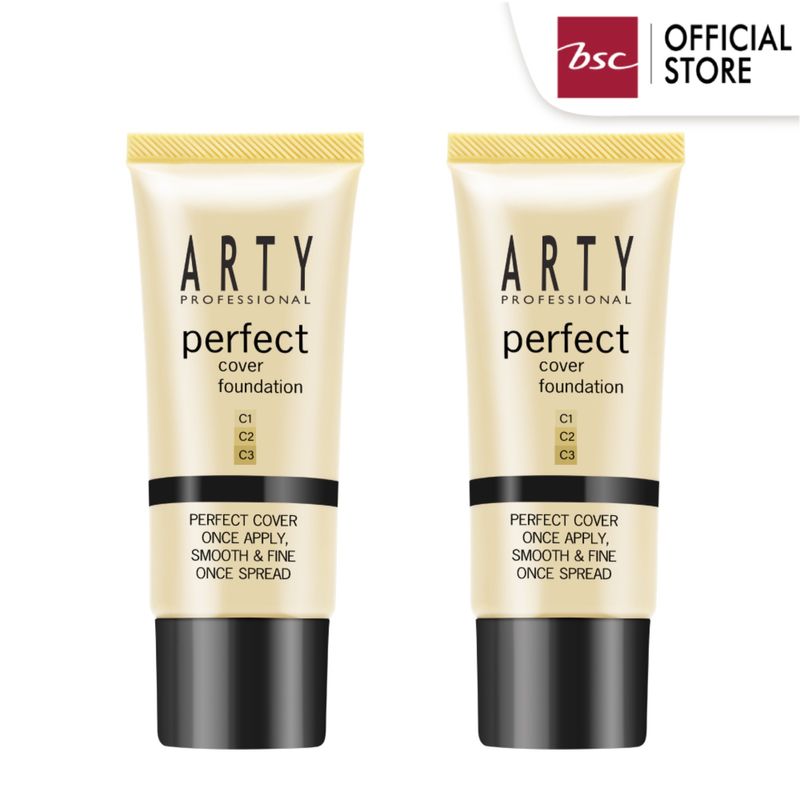 ARTY Professional:ARTY PERFECT COVER FOUNDATION,C2 ผิวสองสี