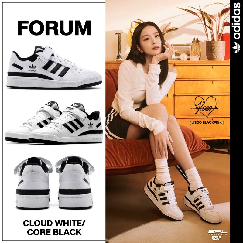 Adidas อาดิดาส รองเท้าผ้าใบ รองเท้าแฟชั่น OG M Forum Low White Black FY7757 (3600)