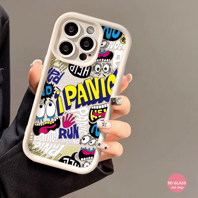 เคสโทรศัพท์มือถือแบบนิ่ม ลายมอนสเตอร์ตัวน้อย สําหรับ IPhone 11 15 14 13 12 Pro MAX 14Plus 15Plus 7 8 6 Plus XR 7Plus X XS MAX SE 2020 ป้องกันกล้องเต็มรูปแบบ