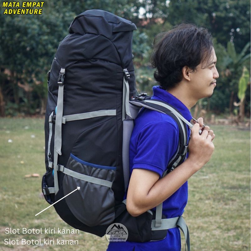 60 LITER และ 45 LITER Mountain CARRIER กระเป๋าเป้สะพายหลังผู้ชายกลางแจ้ง Mountaineer HIKING กระเป๋า