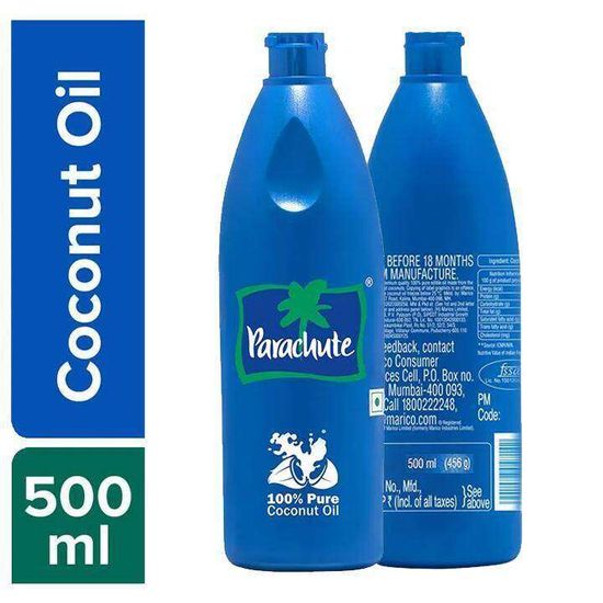 Parachute Coconut Oil 500ml น้ำมันมะพร้าว 100% บำรุงผม