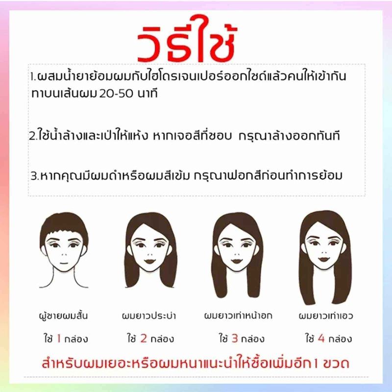 【รุ่นใหม่2024】SLZ ย้อมผม ยาย้อมผม สีย้อมผม ย้อมผมไม่กัดสี ทำสีเร็ว ไม่ทำลายผม ย้อมผมสีชานมใต้หวัน ย้อมผมเอง ย้อมผมเองงบหลังร้อยย ย้อมผมสีเขียว ย้อมผมน้ำตาล ย้อมผมสีน้ําตาลเทา สีย้อมผมชานม สีย้อมผมติดทน น้ำยาย้อมผมครีม สวยและเงางาม