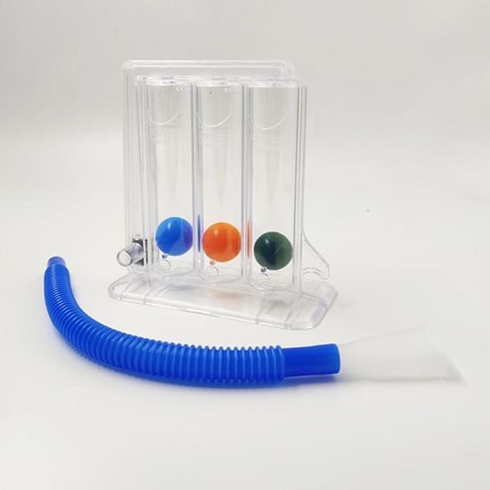 เครื่องดูดบริหารปอด ฝึกปอด Triballs Incentive Spirometer แบบ Triflow
