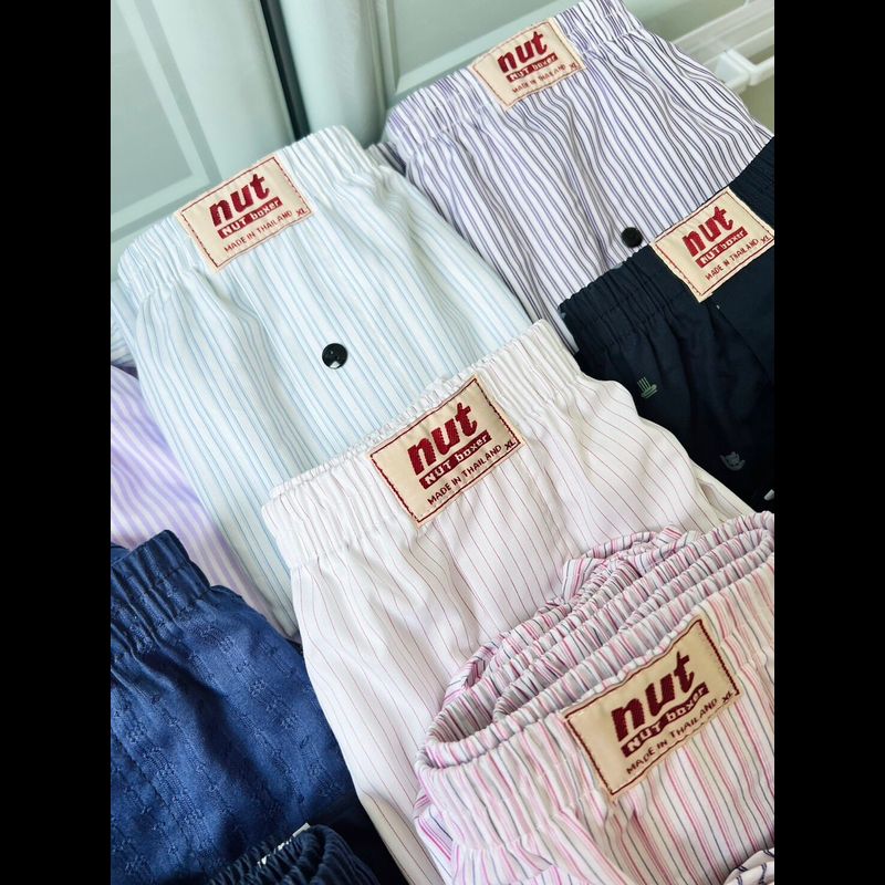 บ๊อกเซอร์เกาหลี - Size XL (แบรนด์ Nut) (เอว 29-46นิ้ว)