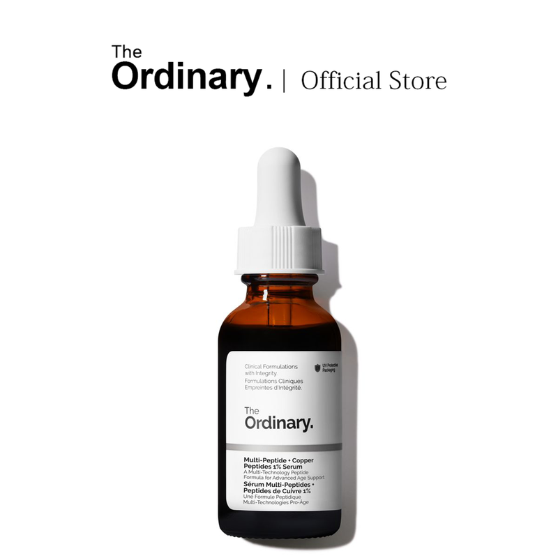 The Ordinary Multi-Peptide + Copper Peptides 1% Serum 30ml เซรั่มต่อต้านวัยขั้นสูงพร้อมสารต้านอนุมูลอิสระเป็นพิเศษ