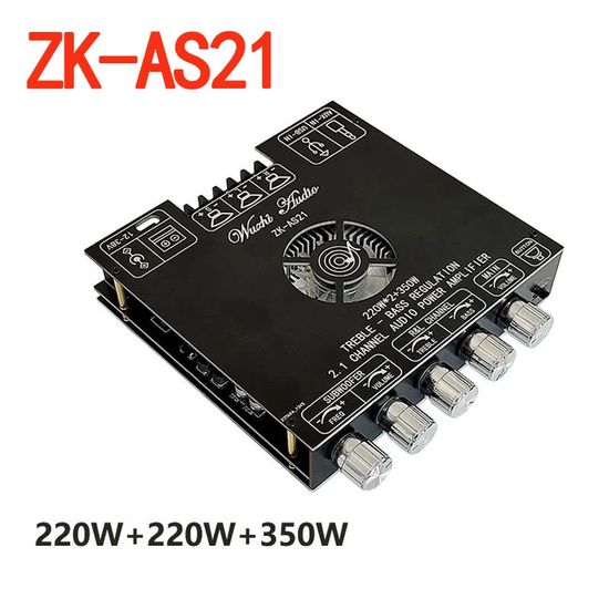 แอมป์ ZK-AS21 220W*2+350W แอมจิ๋วบลูทูธ แอมจิ๋ว 10นิ้ว 2Ω แอมป์จิ๋ว แอมป์จิ๋วแรงๆ แอม AS21 ซับวูฟเฟอร์ แอมป์จิ๋วบลูทูธ