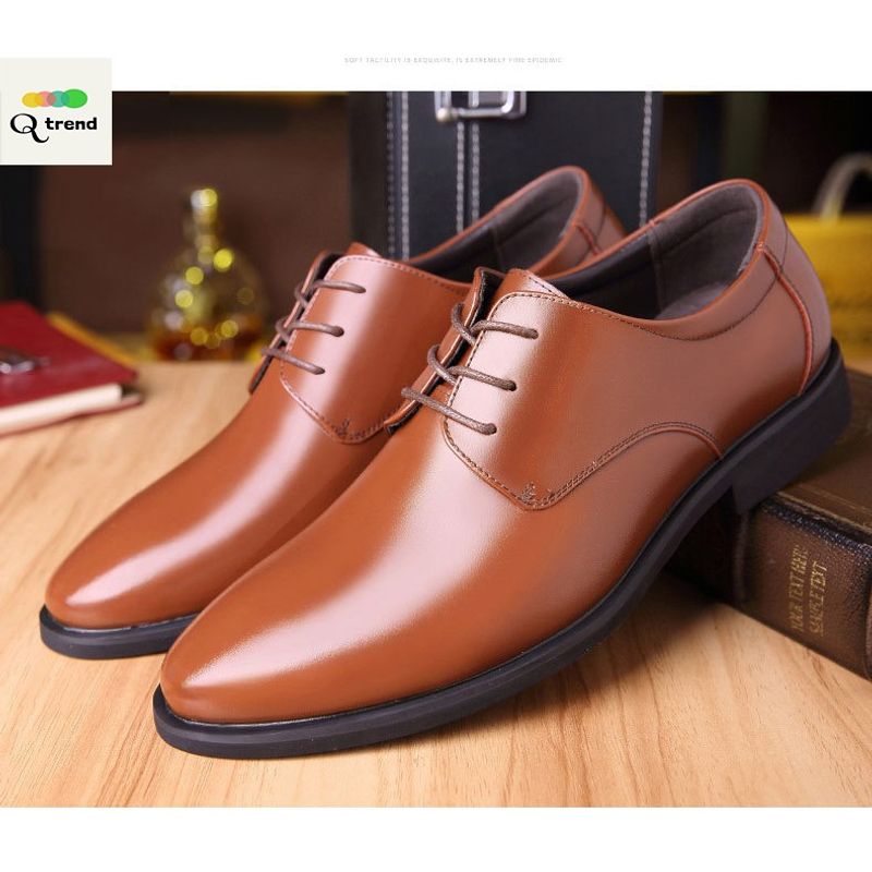 Derby Shoes Man รองเท้าทำงานผู้ชาย รองเท้าคัทชูผู้ชาย แบบคลาสสิก P69