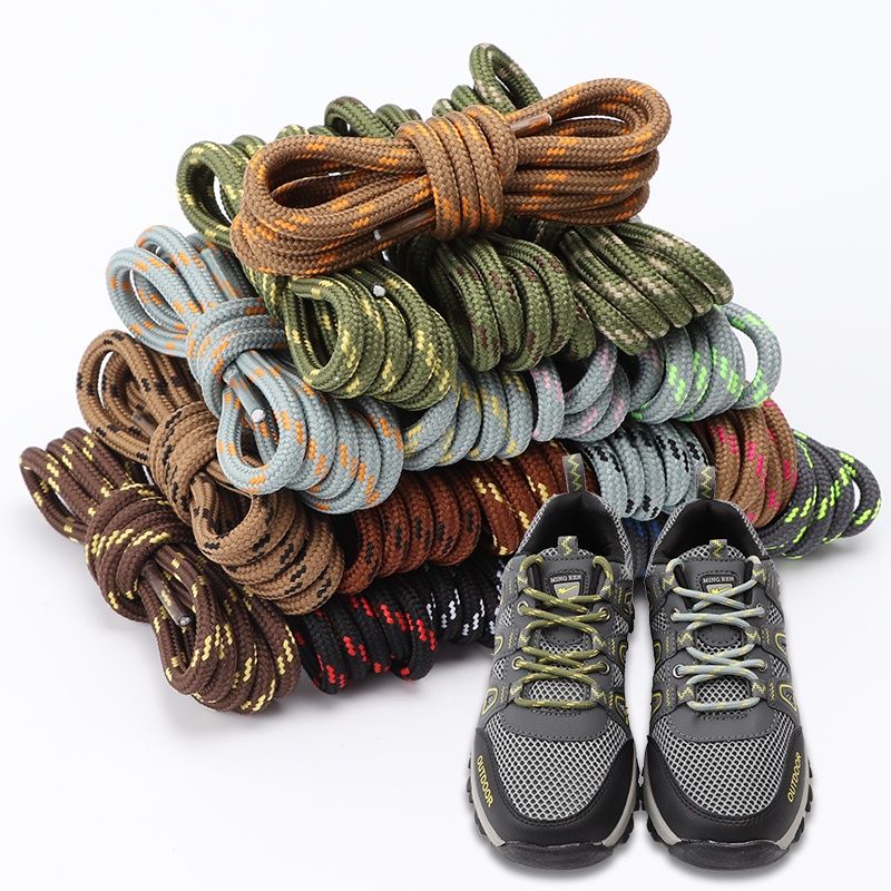 1 คู่รอบเชือกผูกรองเท้าสำหรับรองเท้าผ้าใบเดินป่ากลางแจ้งกีฬา BasketsShoe Laces เด็กความยาว 100/120/140/160 ซม.