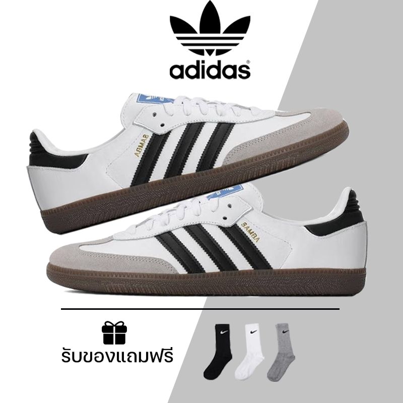 Adidas samba OG B75806  รองเท้าผ้าใบผญ รองเท้าผ้าใบผช adidas shoes กีฬา, วิ่ง, รองเท้า ของแท้ 100%