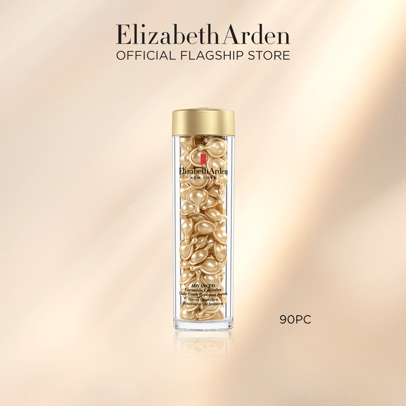 Elizabeth Arden Advanced Ceramide Capsules Daily Youth Restoring Serum 90 Pieces แอดแวนซ์ เซรามายด์ เดย์ลี่ ยูธ เซรั่ม 90 แคปซูล