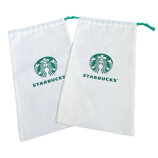 ถุงผ้า ใส่แก้ว starbucks สตาร์บัคส์ ของใหม่แท้ 100%