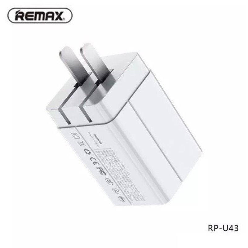 หัวชาร์จ REMAX Adapter 4USB 3.4A รุ่นRP-U43