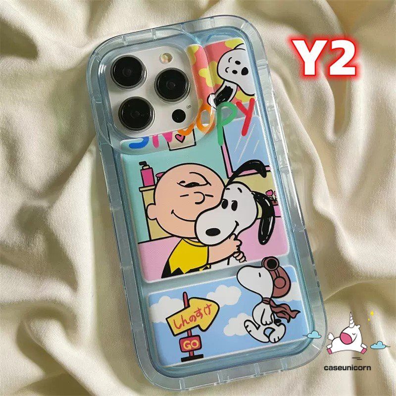 เคสโทรศัพท์มือถือแบบนิ่ม TPU ใส กันกระแทก ลายการ์ตูนสนูปปี้น่ารัก สําหรับ iPhone 14 11 13 12 Pro MAX 6 6S 7 8 Plus XR X XS MAX 7plus 8plus