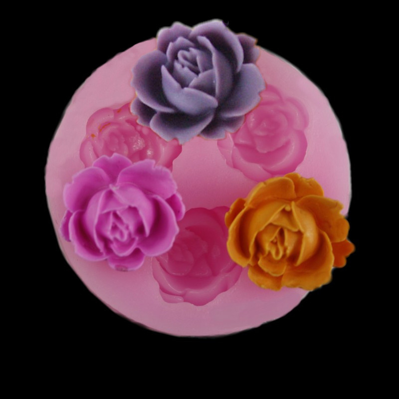 🔥🔥🔥[ FLASH SALE ] 3D Rose Flower ซิลิโคน fondant Mold cake Decor ช็อกโกแลตน้ำตาล CRAFT baking Mold