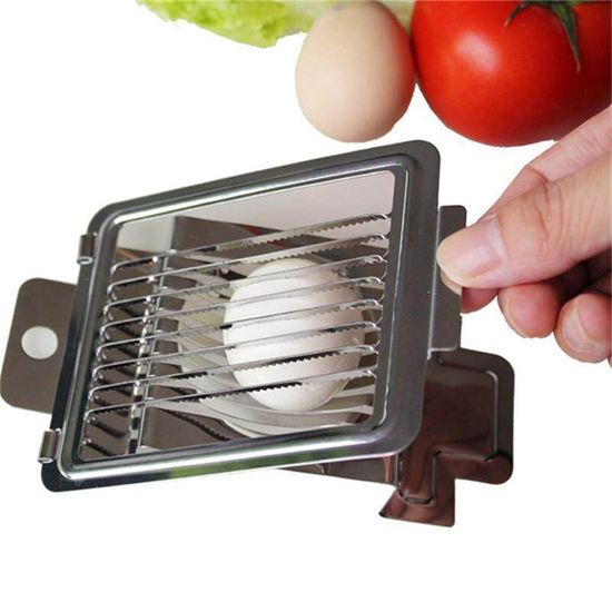 MUXI Egg Cutter Stainless Steel Egg Slicer Strawberry Slicer Cutter Tomato Slicer