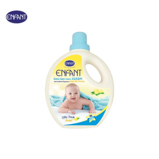 ENFANT (อองฟองต์) Extra Care Fabric Wash ผลิตภัณฑ์ซักผ้าสำหรับเด็กแรกเกิดและถนอมผิวบอบบาง สูตรผสม Gold Silk Protein 1000 ml.