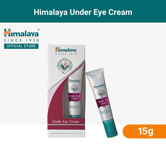 หิมาลายา อายครีมบำรุงใต้ดวงตา เติมความชุ่มชื่น ลดรอยหมองคล้ำ ลดการบวม 15 มล. Himalaya Under Eye Cream 15ml