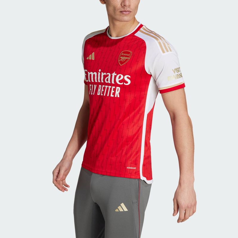 adidas ฟุตบอล เสื้อฟุตบอลชุดเหย้า Arsenal 23/24 ผู้ชาย สีแดง HR6929