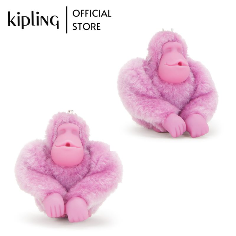 KIPLING รุ่นพวงกุญแจลิง MONKEYCLIP M BLOOMING PINK